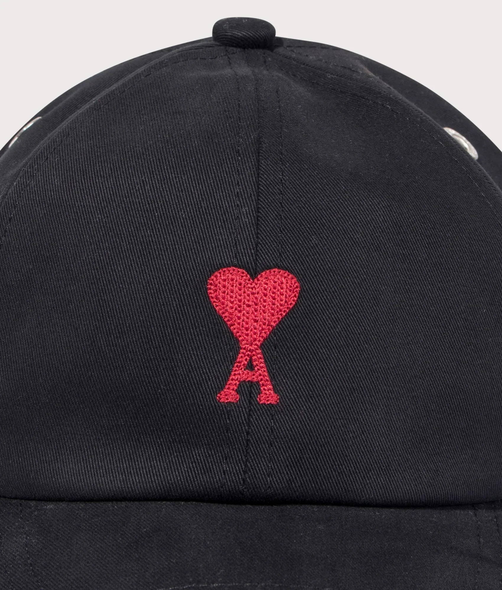Red Ami De Couer Embroidery Cap