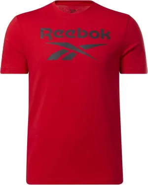 Reebok Men's Identity Big Stacked Logo Tee