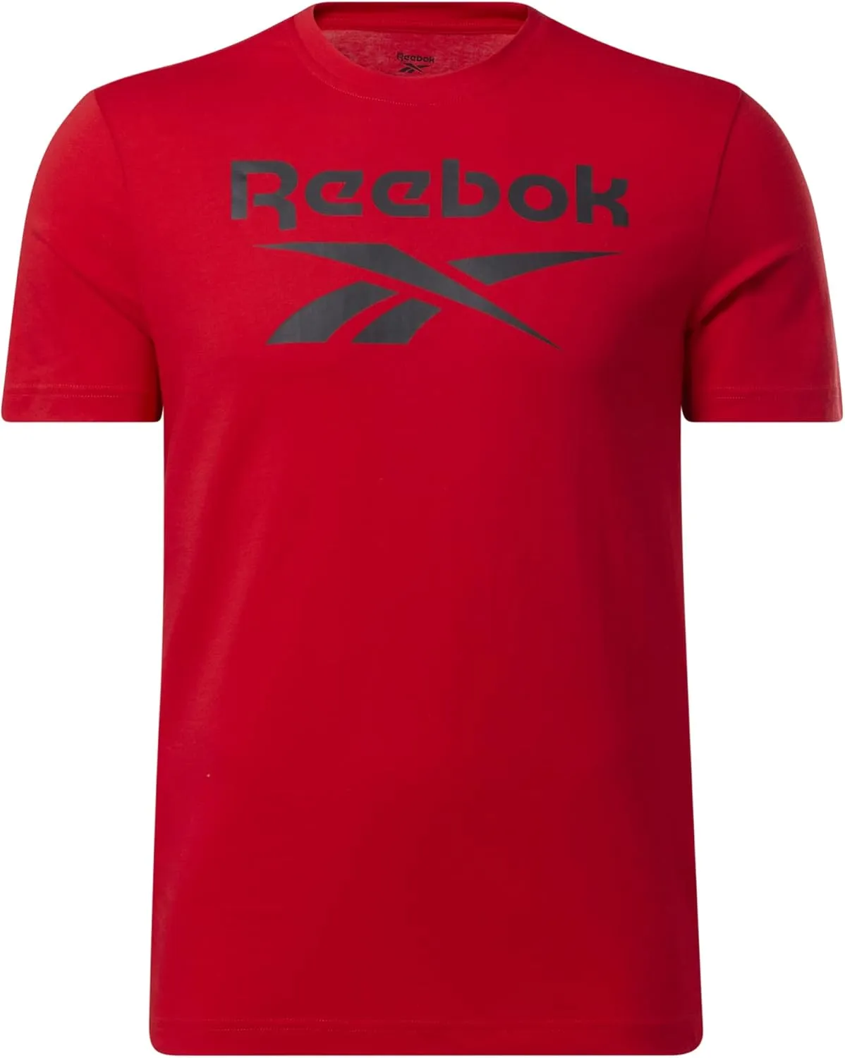 Reebok Men's Identity Big Stacked Logo Tee