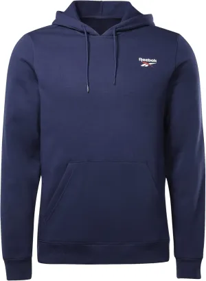 Reebok Men's Identity Fleece Stacked Logo Pullover Hoodie Sweatshirt