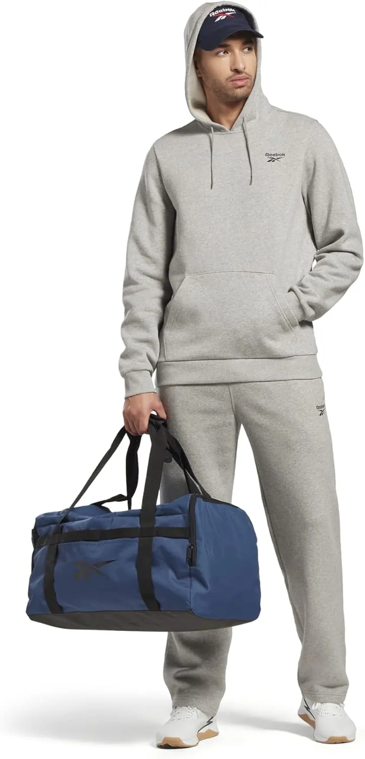 Reebok Men's Identity Fleece Stacked Logo Pullover Hoodie Sweatshirt
