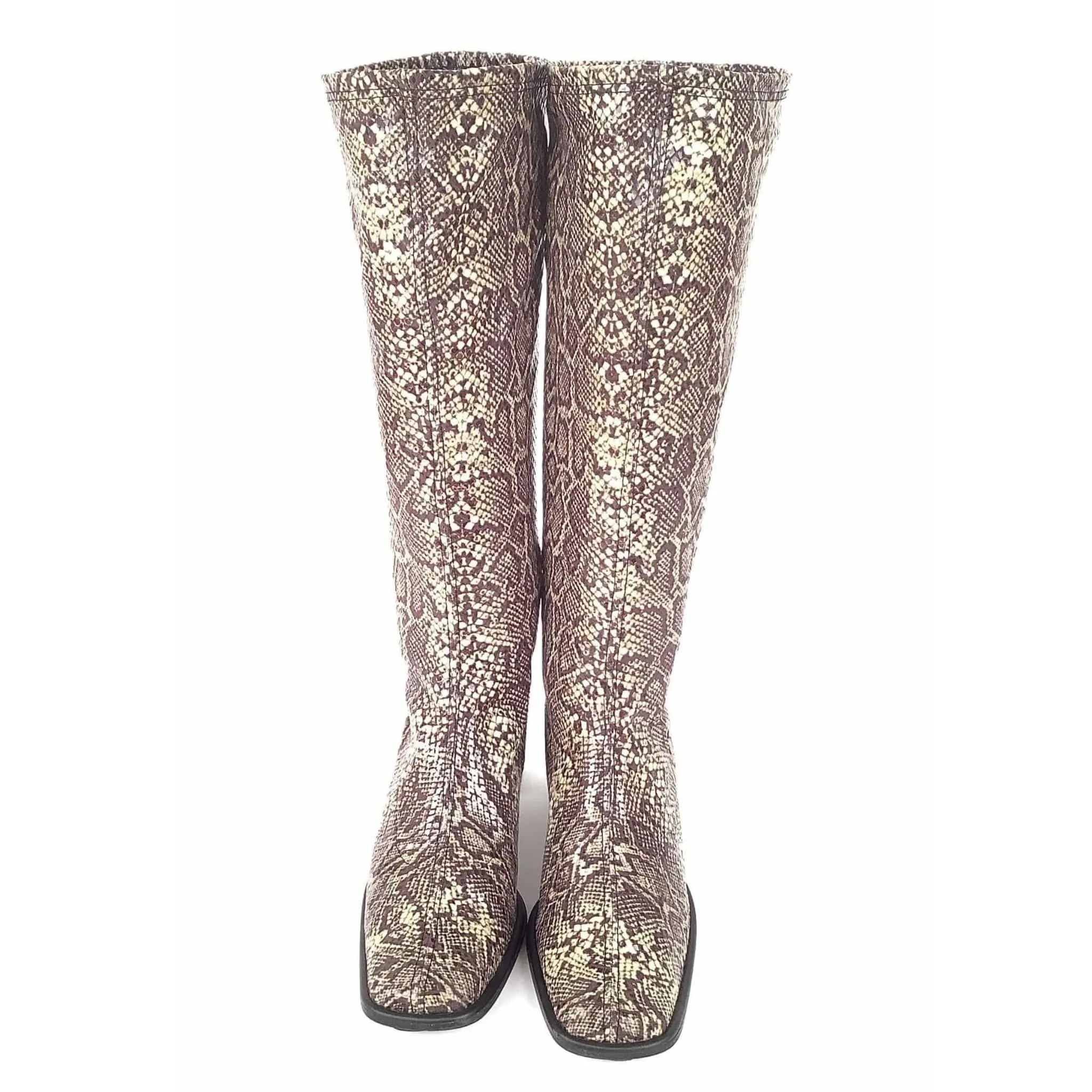 Reptile Print GoGo Boots