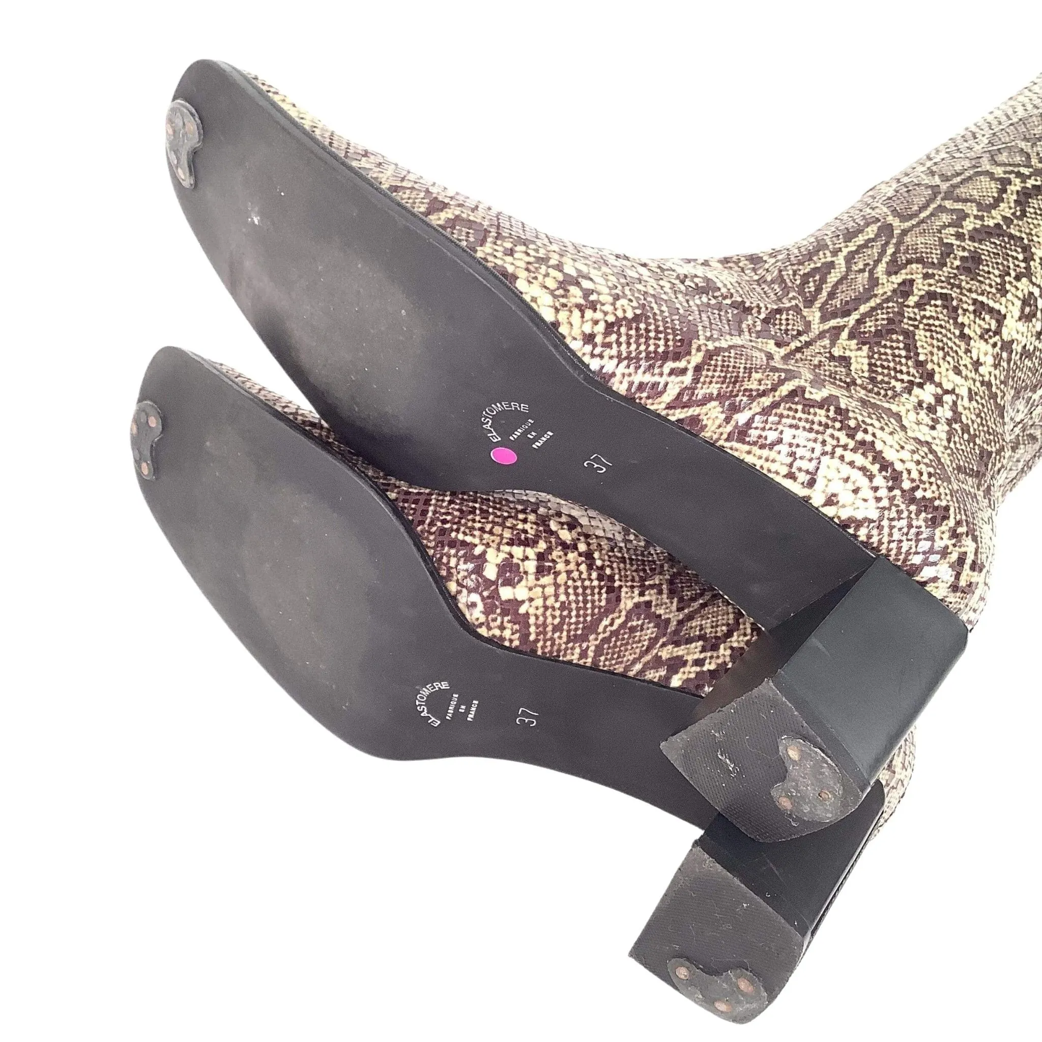 Reptile Print GoGo Boots