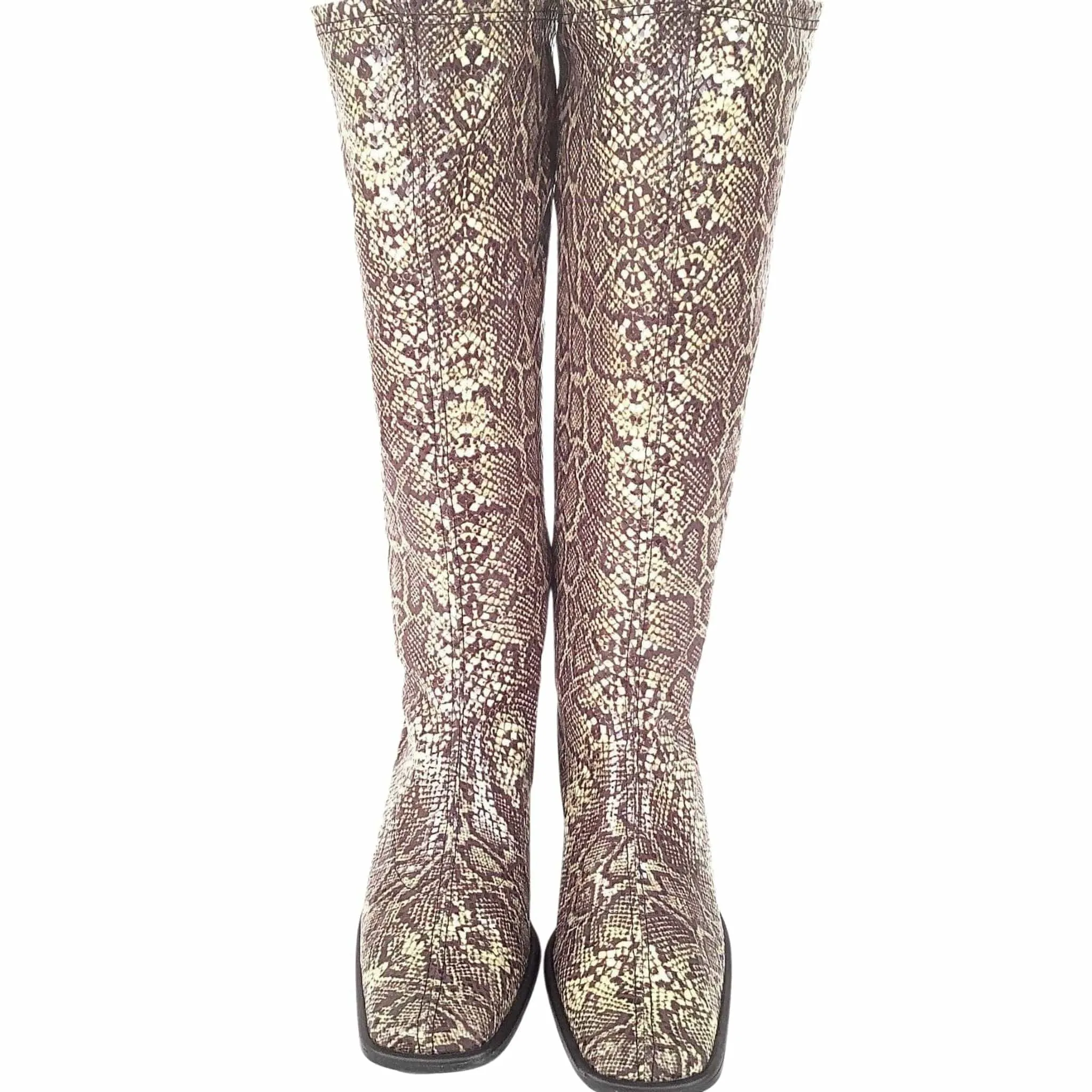 Reptile Print GoGo Boots