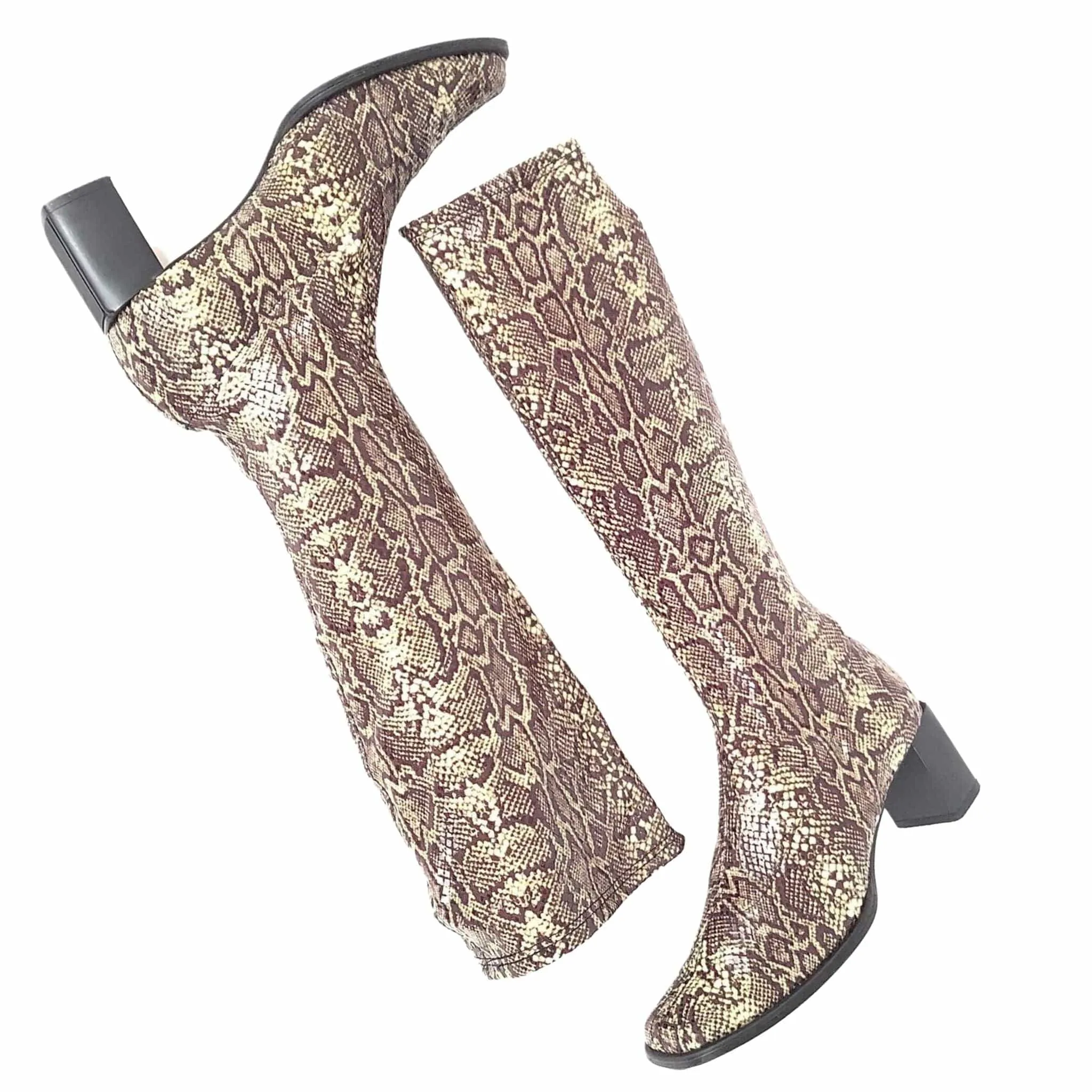 Reptile Print GoGo Boots