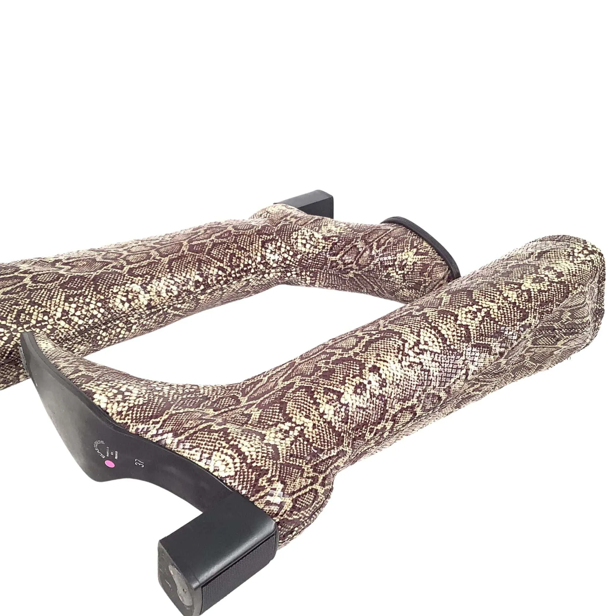 Reptile Print GoGo Boots