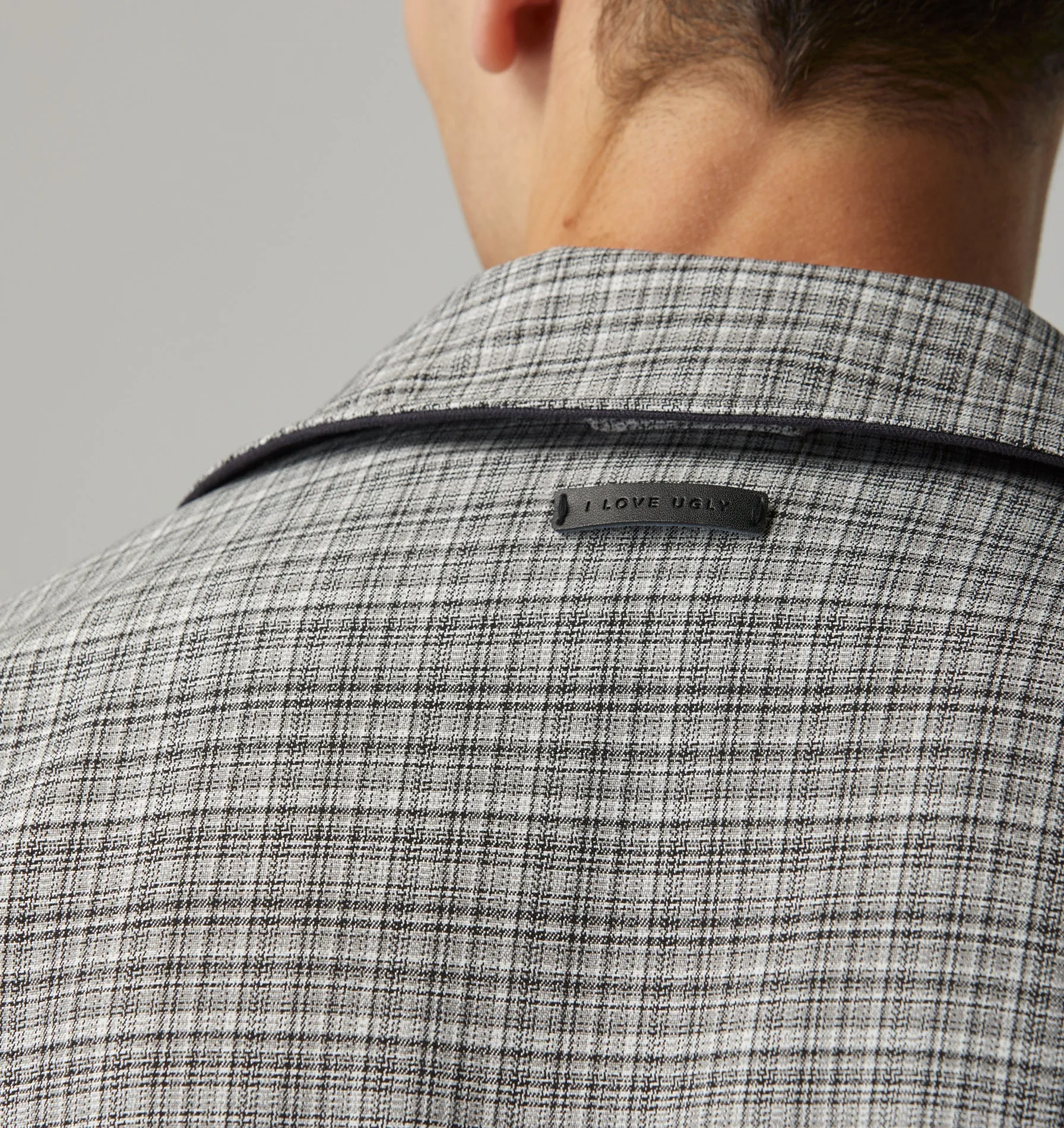 Reversible Emerson Jacket - Navy/Grey Check