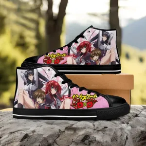 Rias Gremory Akeno Himejima Issei High School DxD Shoes High Top Sneakers for Kids and Adults