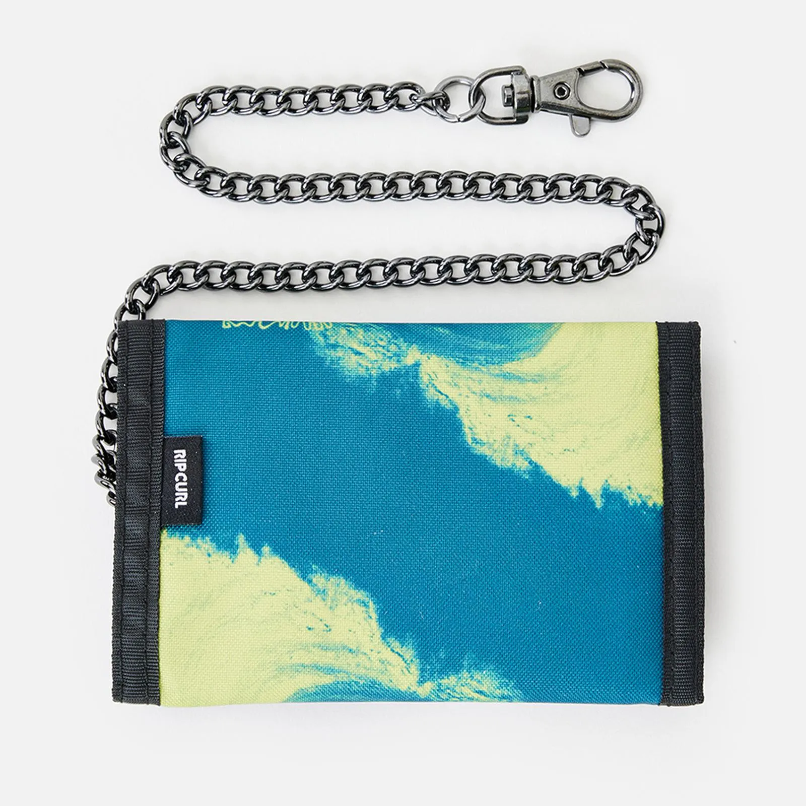 Rip Curl Chain Surf Key Chain Tri-Fold Wallet - Green