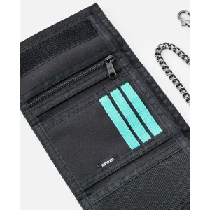Rip Curl Chain Surf Key Chain Tri-Fold Wallet - Green