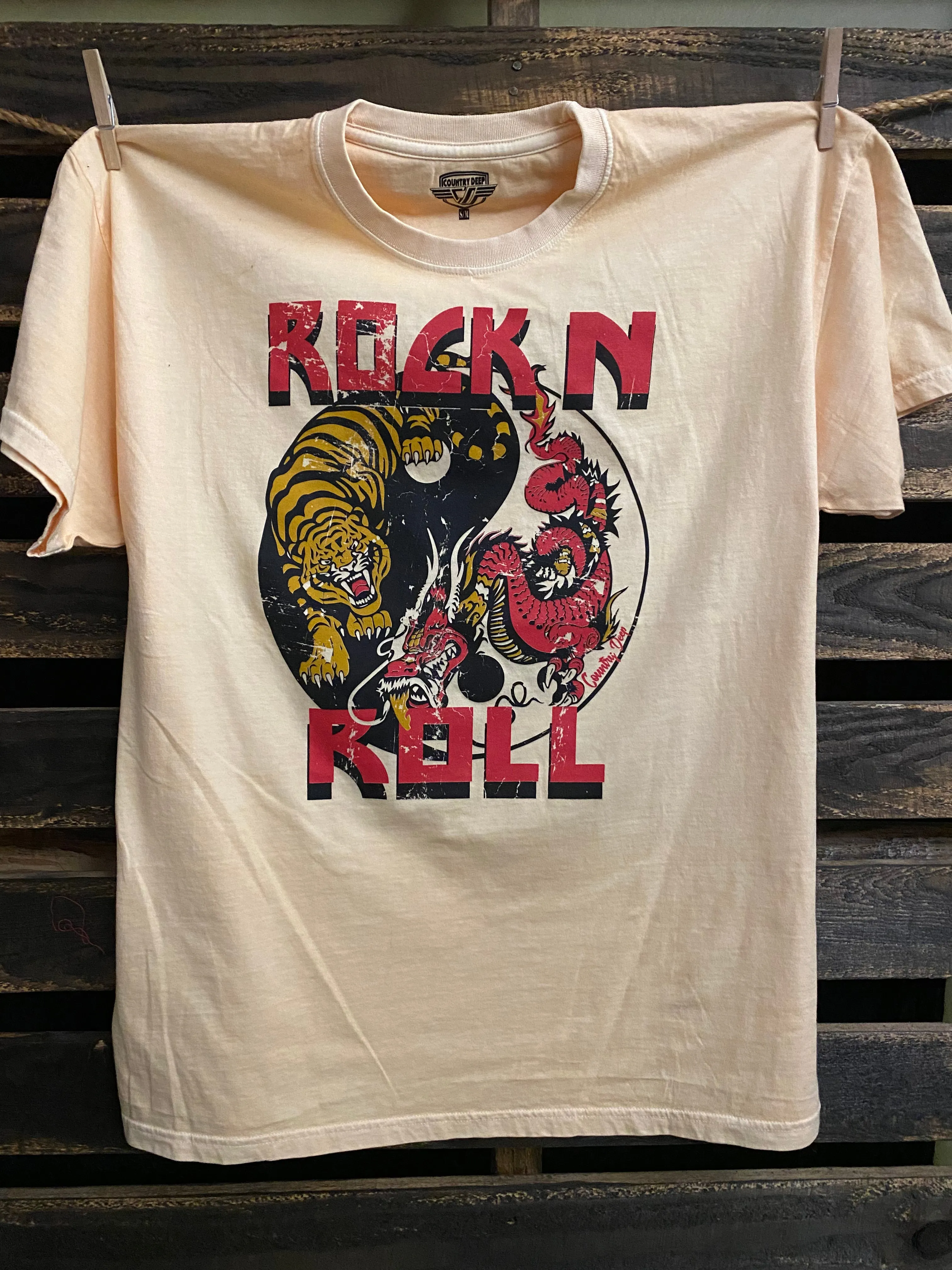 Rock N Roll' Ying Yang OVERSIZED TEE