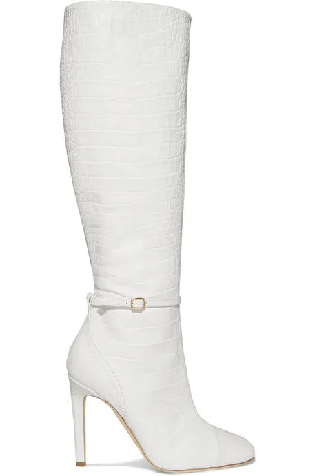  Roksanda Rhonda 100 croc-effect leather knee boots