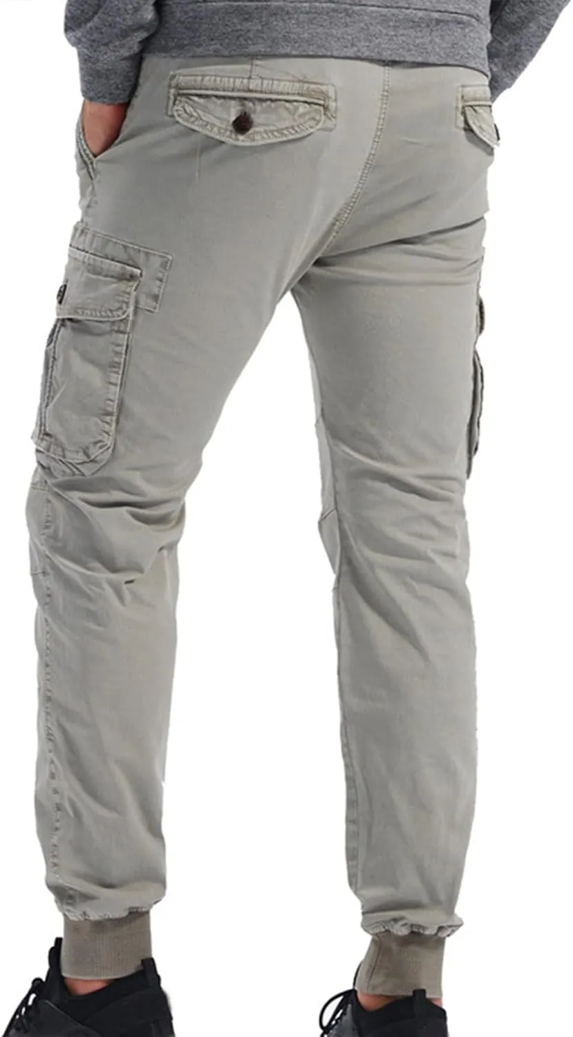 RTRDE Men's Cargo Pants Casual Fashion Pants Loose Straight Leg Pant Pants, 29-40