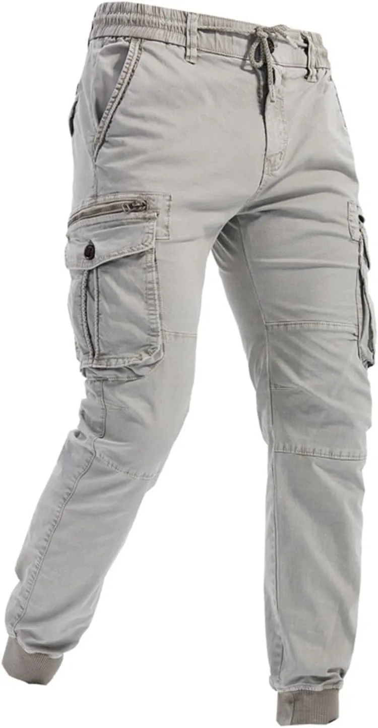 RTRDE Men's Cargo Pants Casual Fashion Pants Loose Straight Leg Pant Pants, 29-40