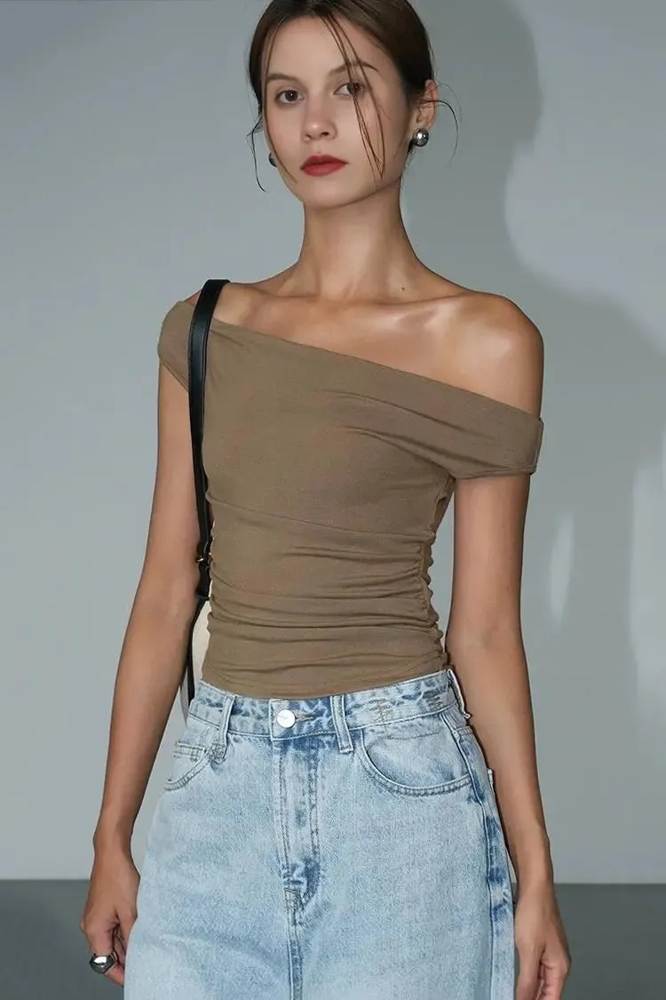Ruched Off the Shoulder Top