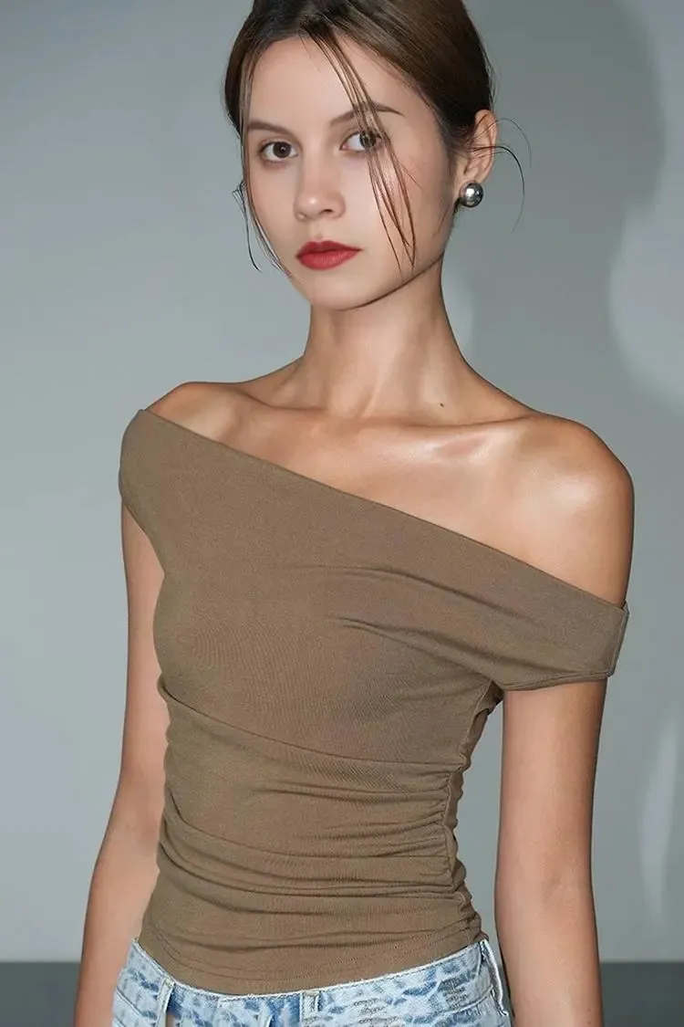 Ruched Off the Shoulder Top