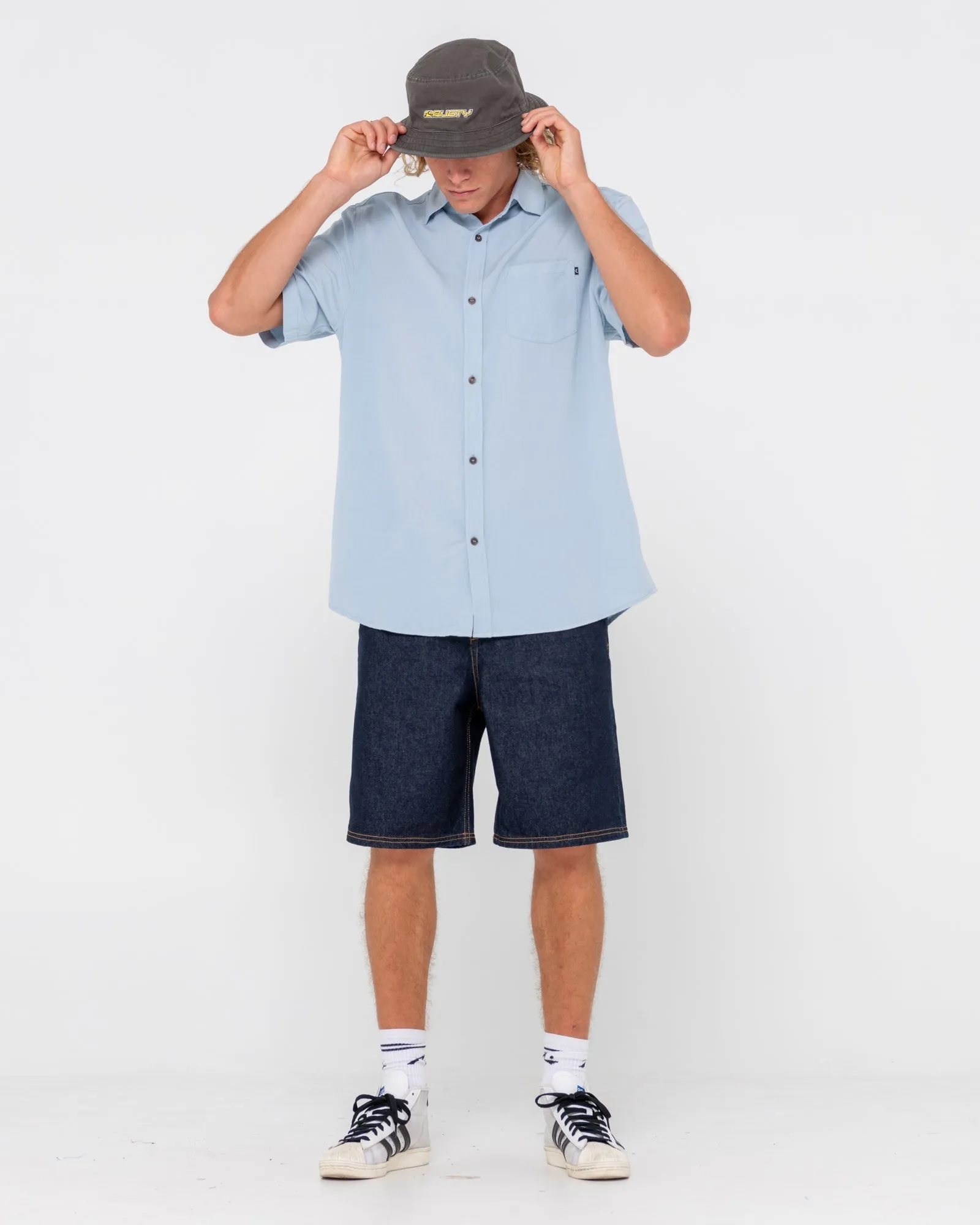 Rusty Reverb Reversible Bucket Hat - Coal