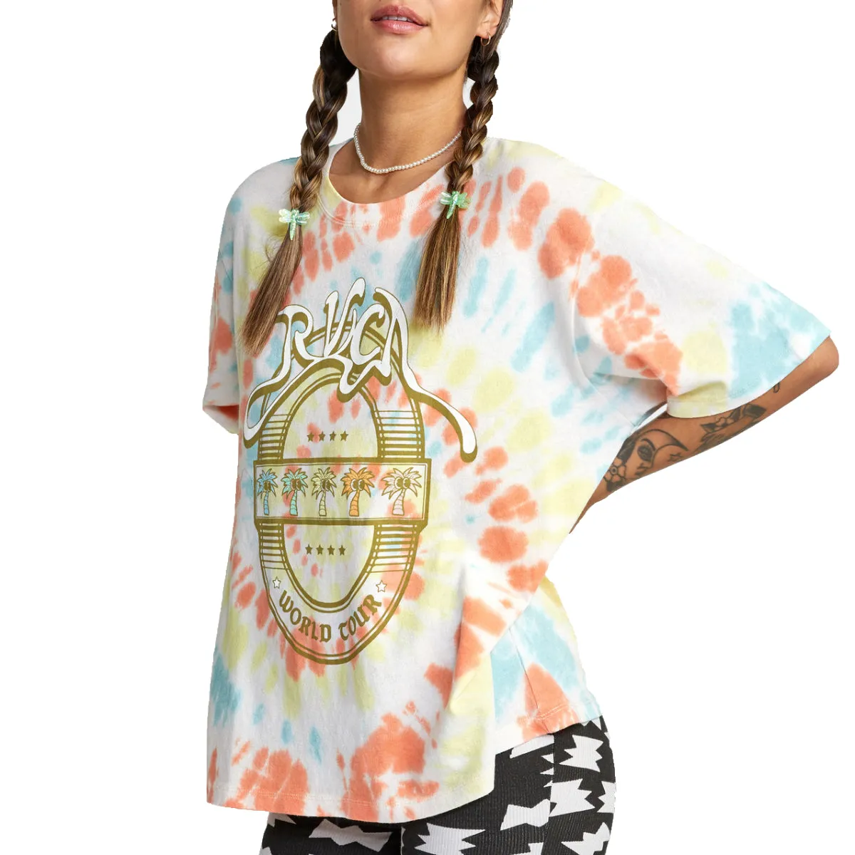 RVCA Women's World Tour Oversized T-Shirt