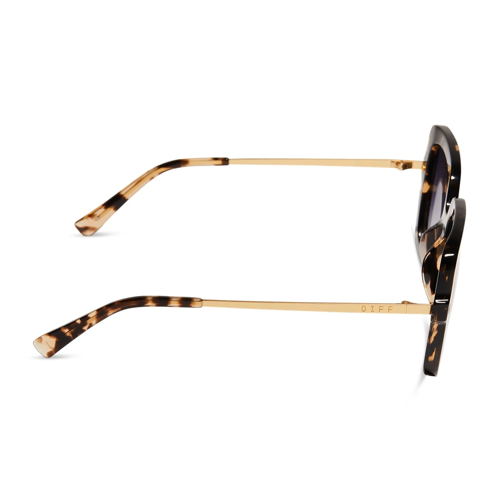 SANDRA - ESPRESSO TORTOISE   GREY GRADIENT SUNGLASSES