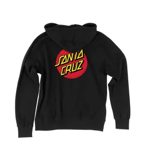 Santa Cruz Women's Classic Dot Zip Hoodie - Black