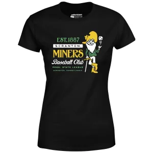 Scranton Miners - Pennsylvania - Vintage Defunct Baseball Teams - Women's T-Shirt