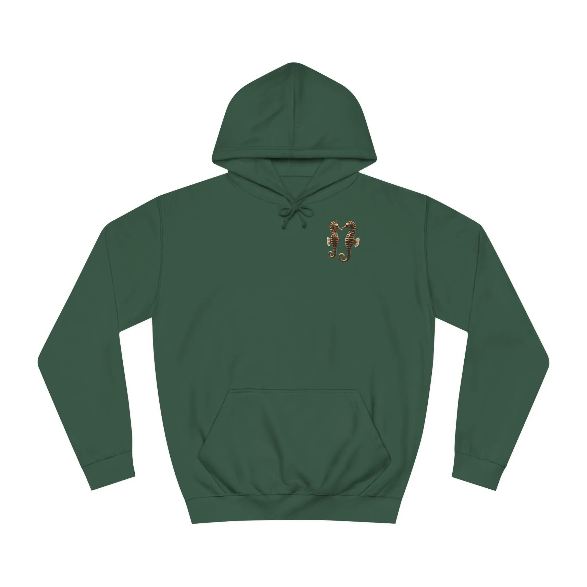 Seahorse Hoodie with Backprint - aquarium fish