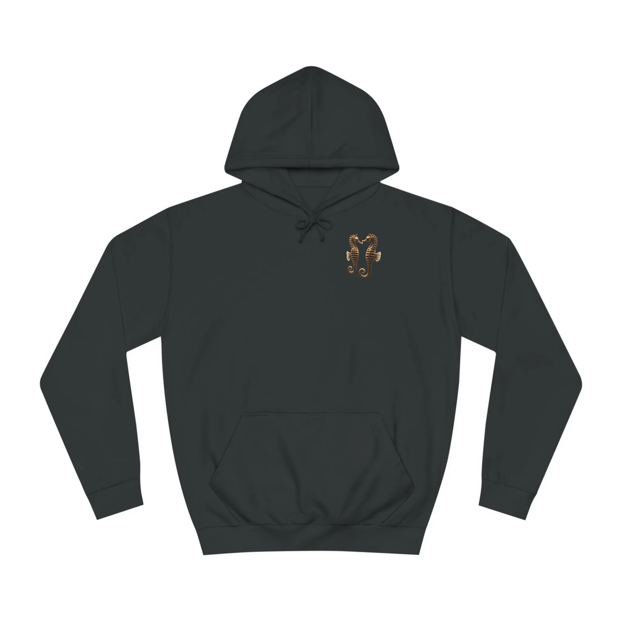 Seahorse Hoodie with Backprint - aquarium fish