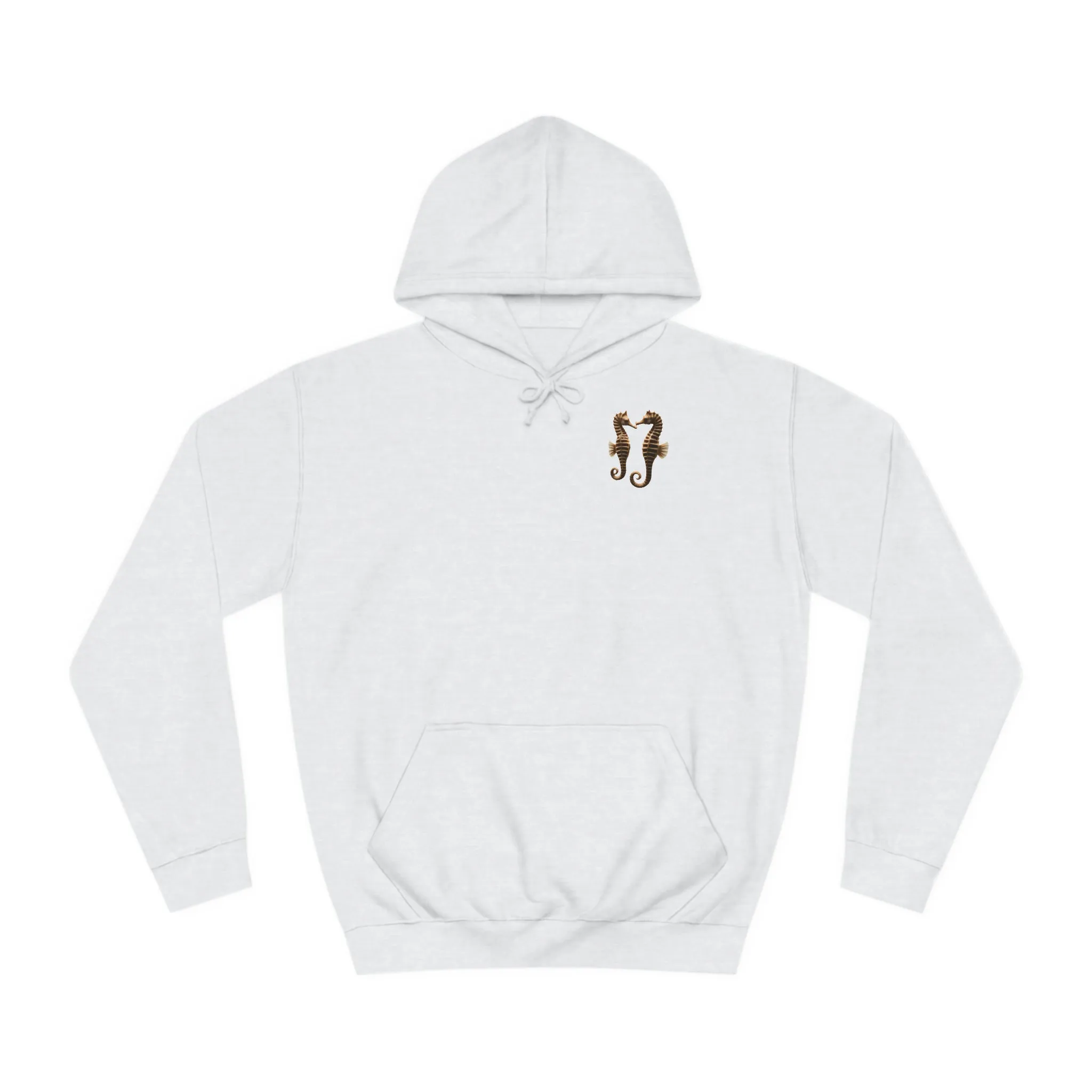Seahorse Hoodie with Backprint - aquarium fish