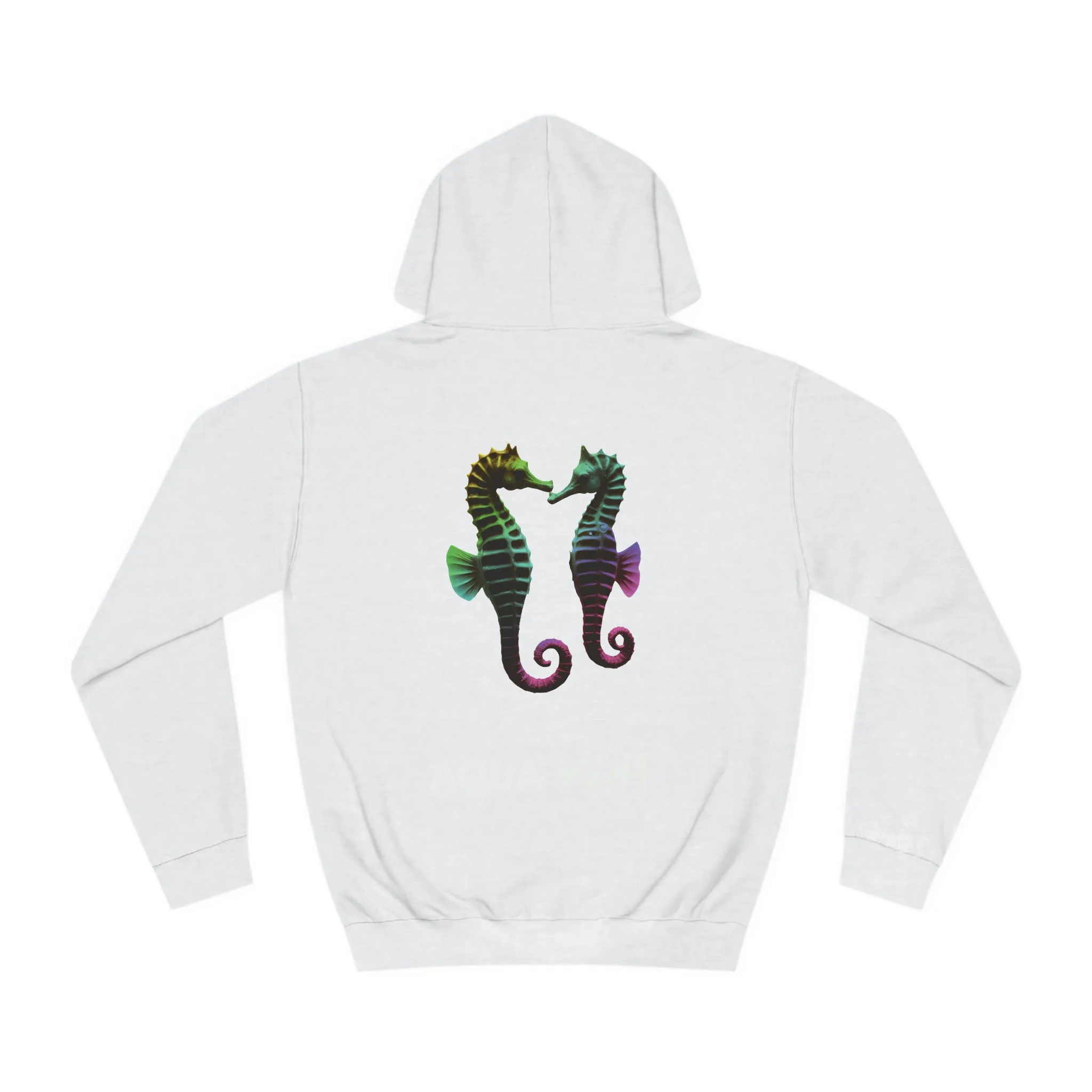 Seahorse Hoodie with Backprint - aquarium fish