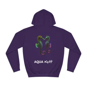 Seahorse Hoodie with Backprint - aquarium fish