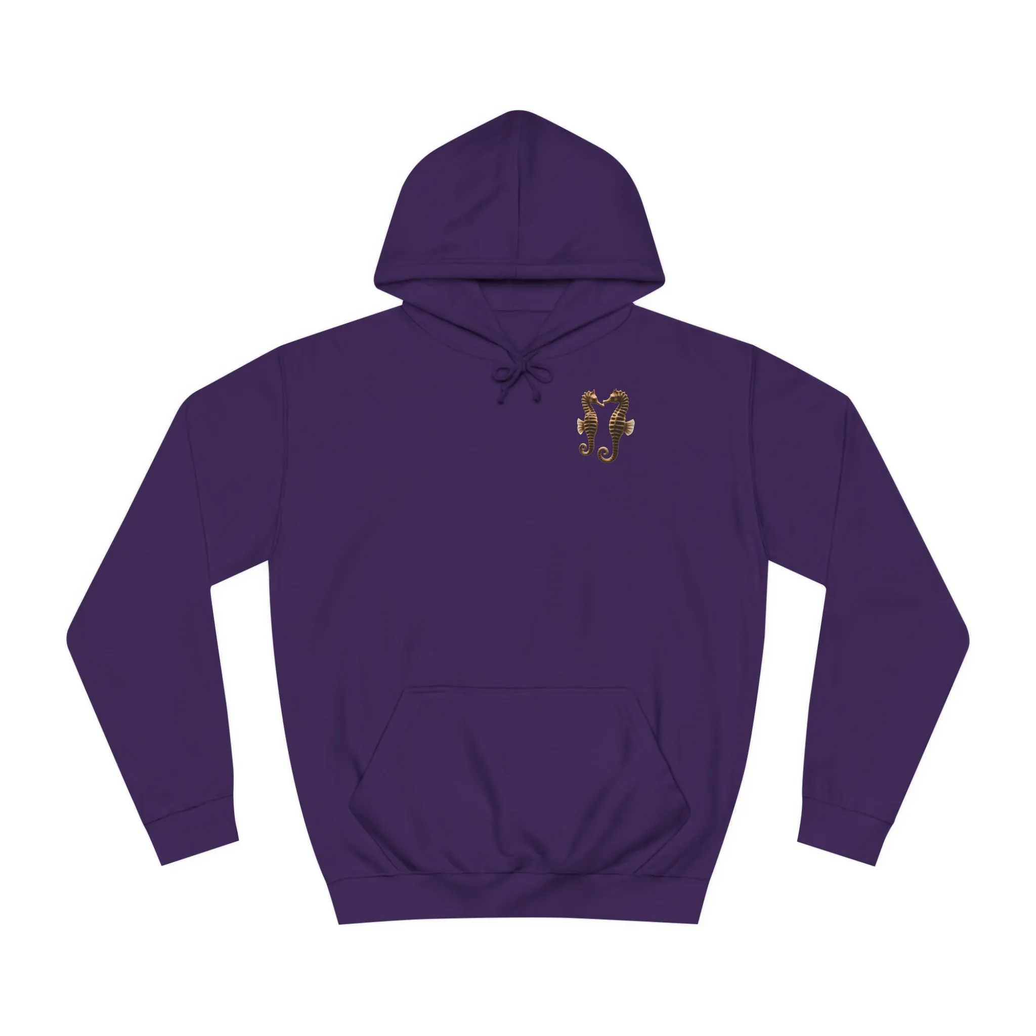 Seahorse Hoodie with Backprint - aquarium fish