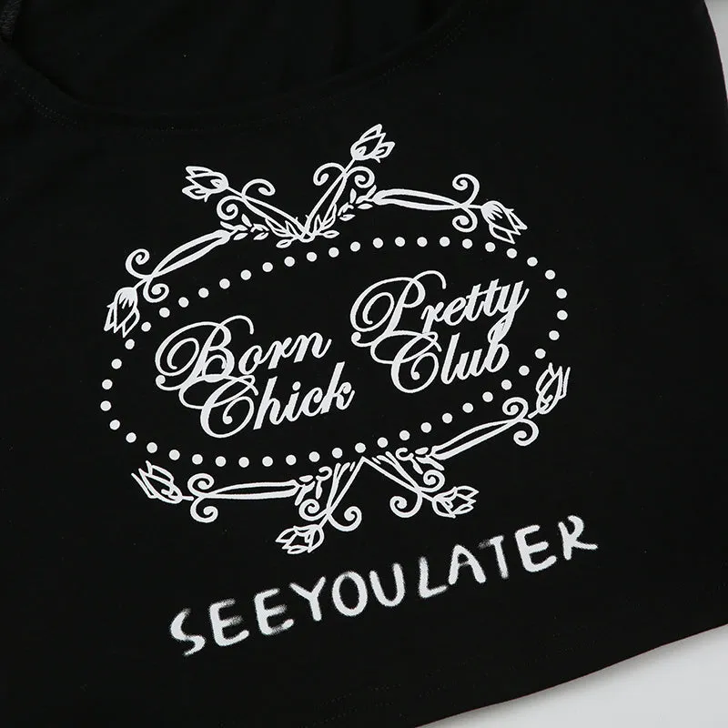 See You Later Crop T-Shirt