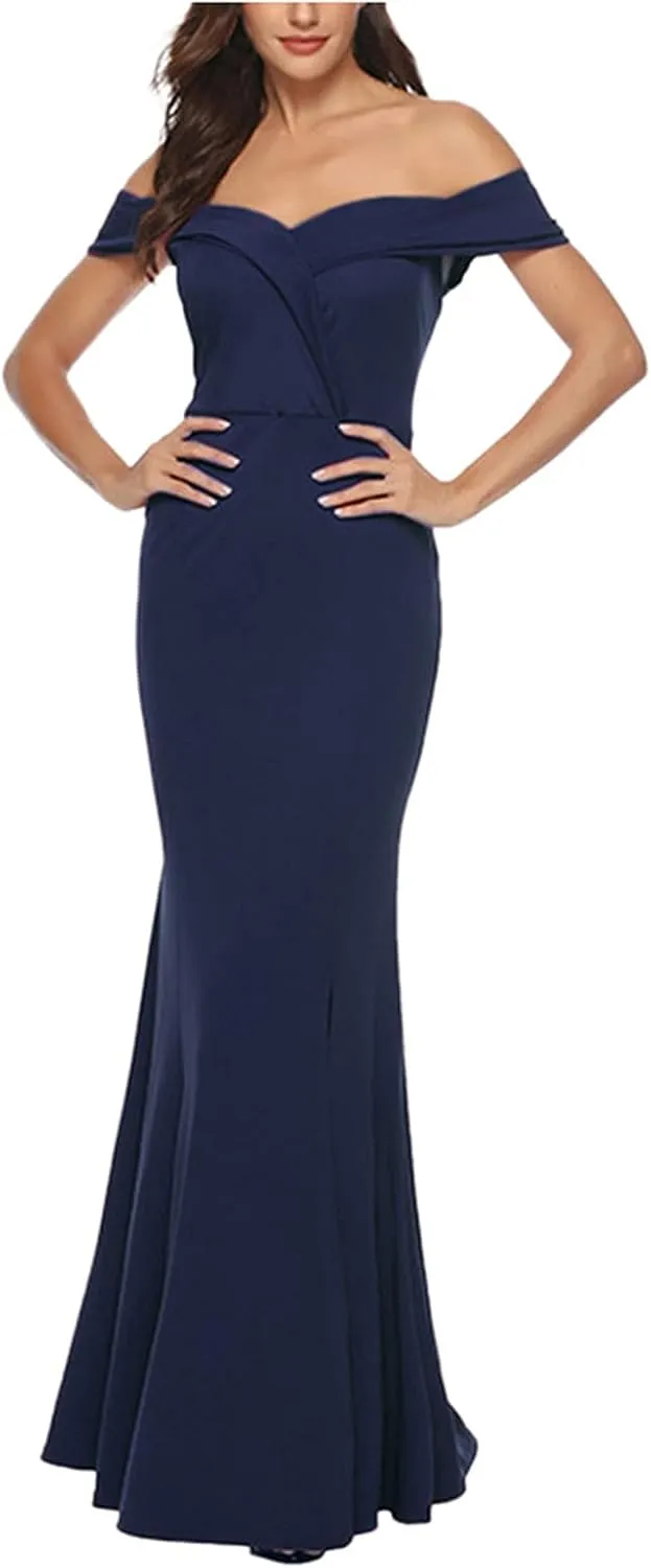 SERYU Women Fashion Sequins Strap Backless Camisole V-Neck High Slit Long Dress
