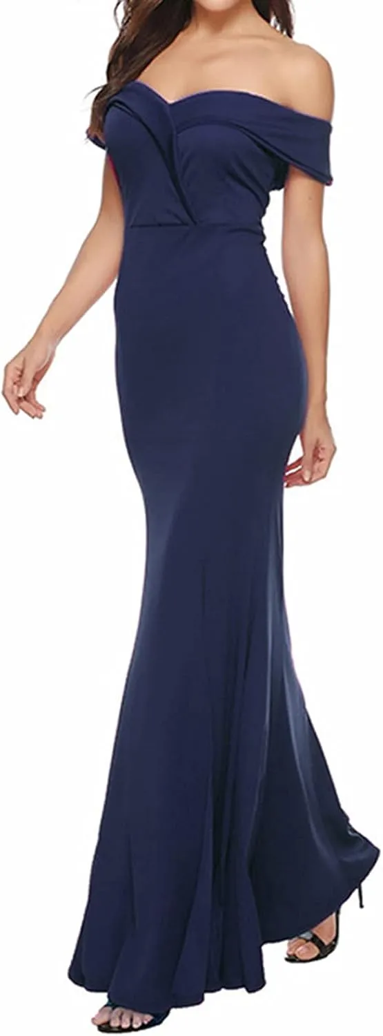 SERYU Women Fashion Sequins Strap Backless Camisole V-Neck High Slit Long Dress