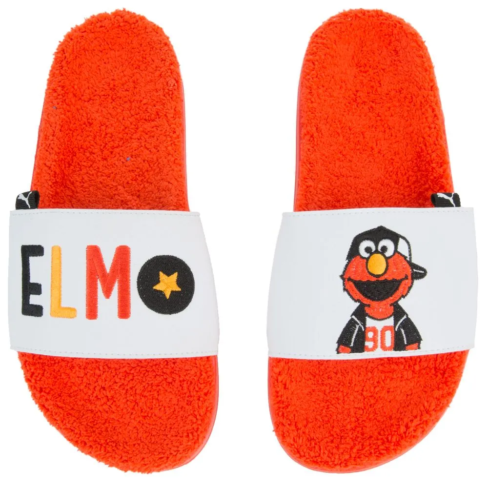 Sesme Street Kid's 50 Leadcat Jr Slides Red White Size 3C