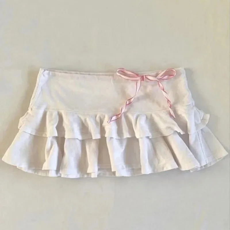 Sexy women's dress lace Harajuku fashion solid color Y2K slit short skirt cute emo girls comfortable satin aesthetic sling dress