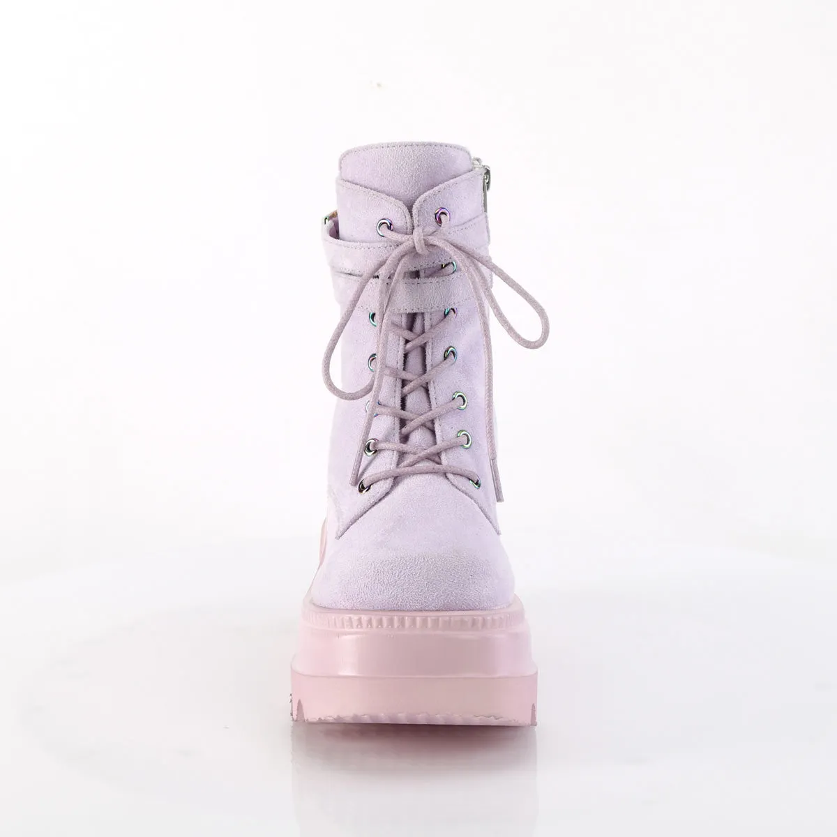 SHAKER-52 DemoniaCult Lavender Sexy Women's Ankle Boots (Alternative Footwear)