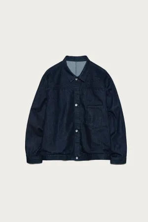 Short Denim Jacket - Indigo