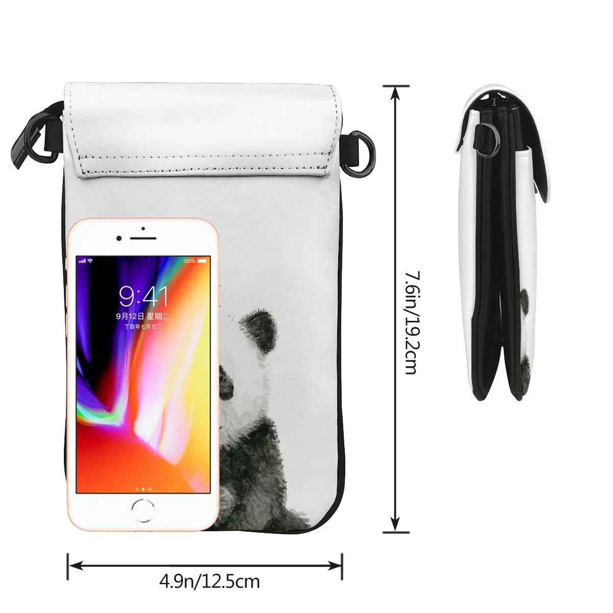 Shoulder Bag Funny Women Bags Leather Streetwear Student Purse