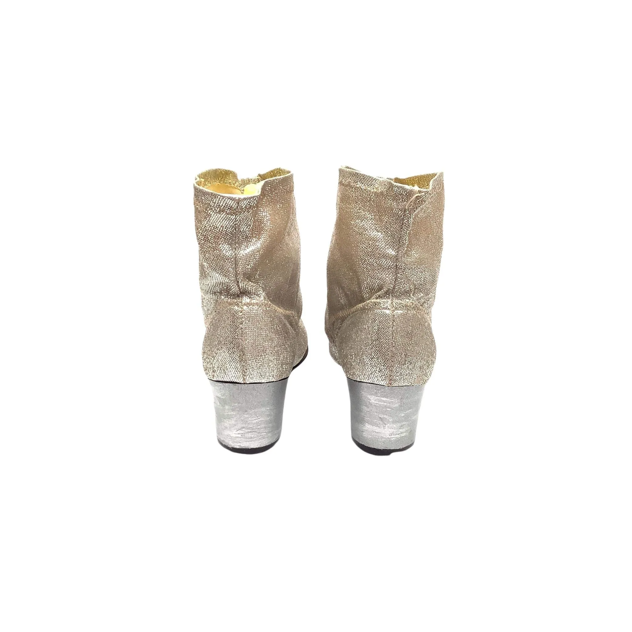 Silver GoGo Booties