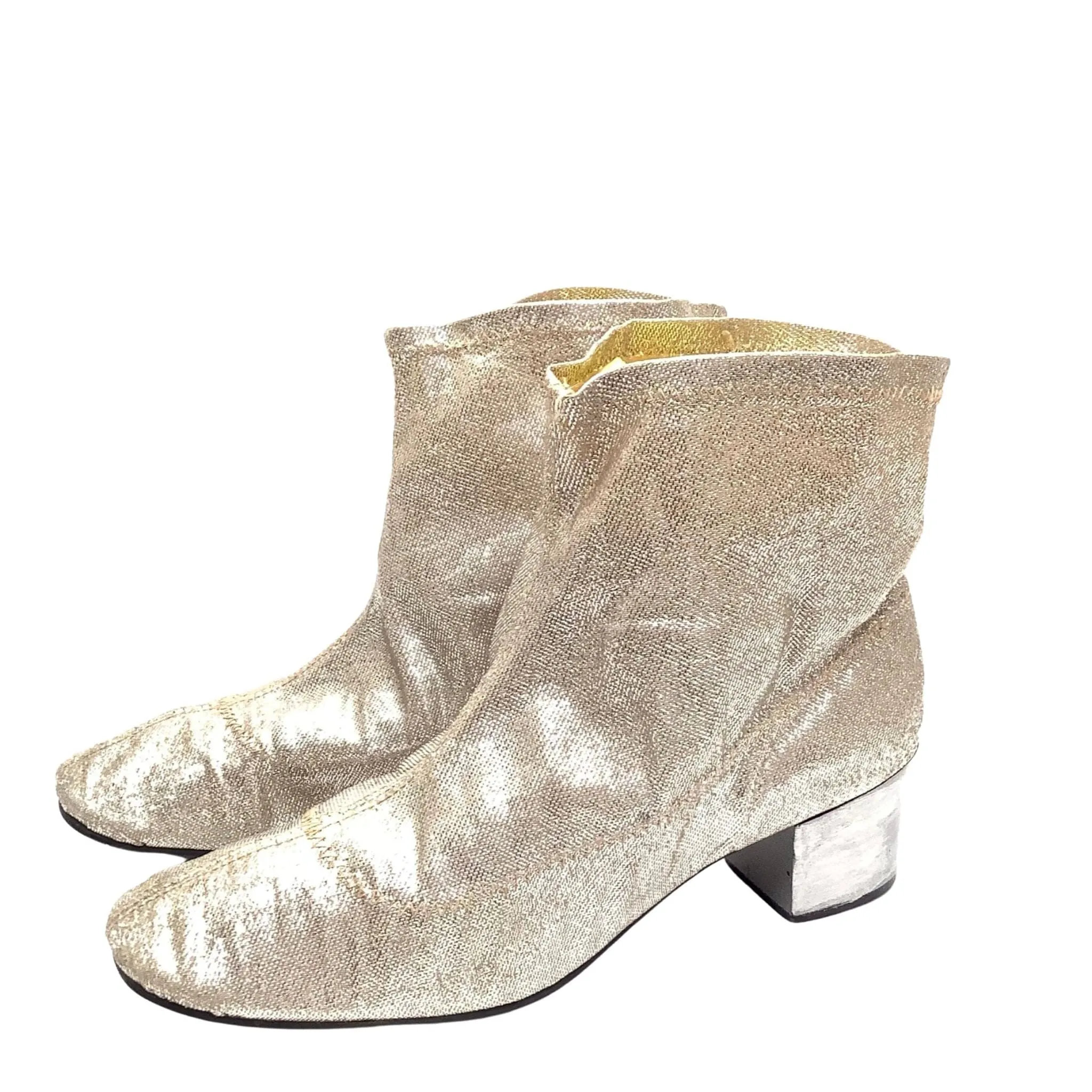 Silver GoGo Booties