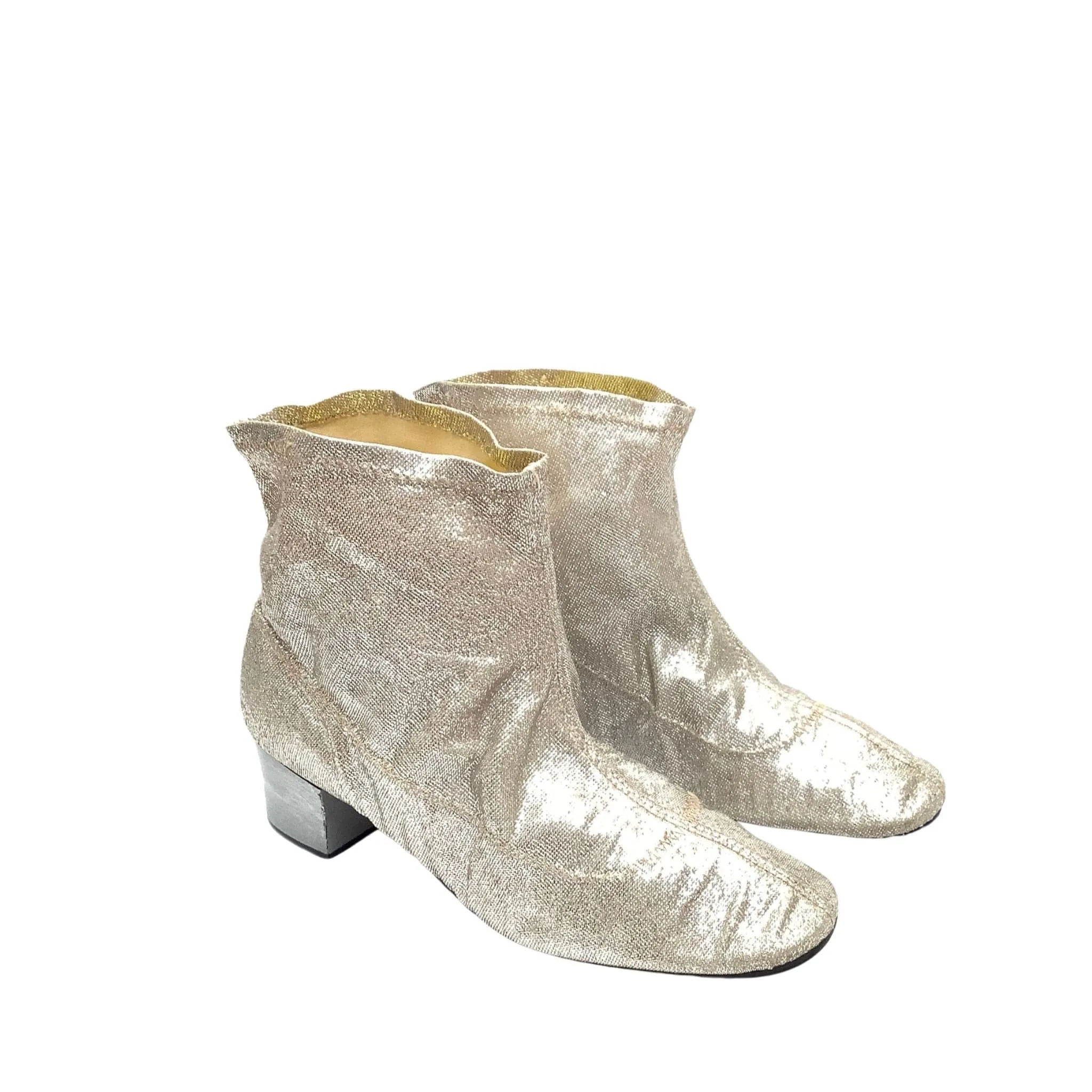 Silver GoGo Booties