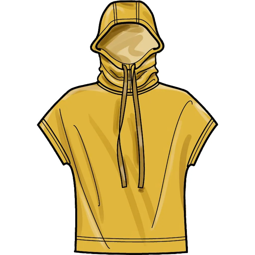 Simplicity Sewing Pattern S9394 Boys' and Girls' Oversized Knit Hoodies, Pants and Tops