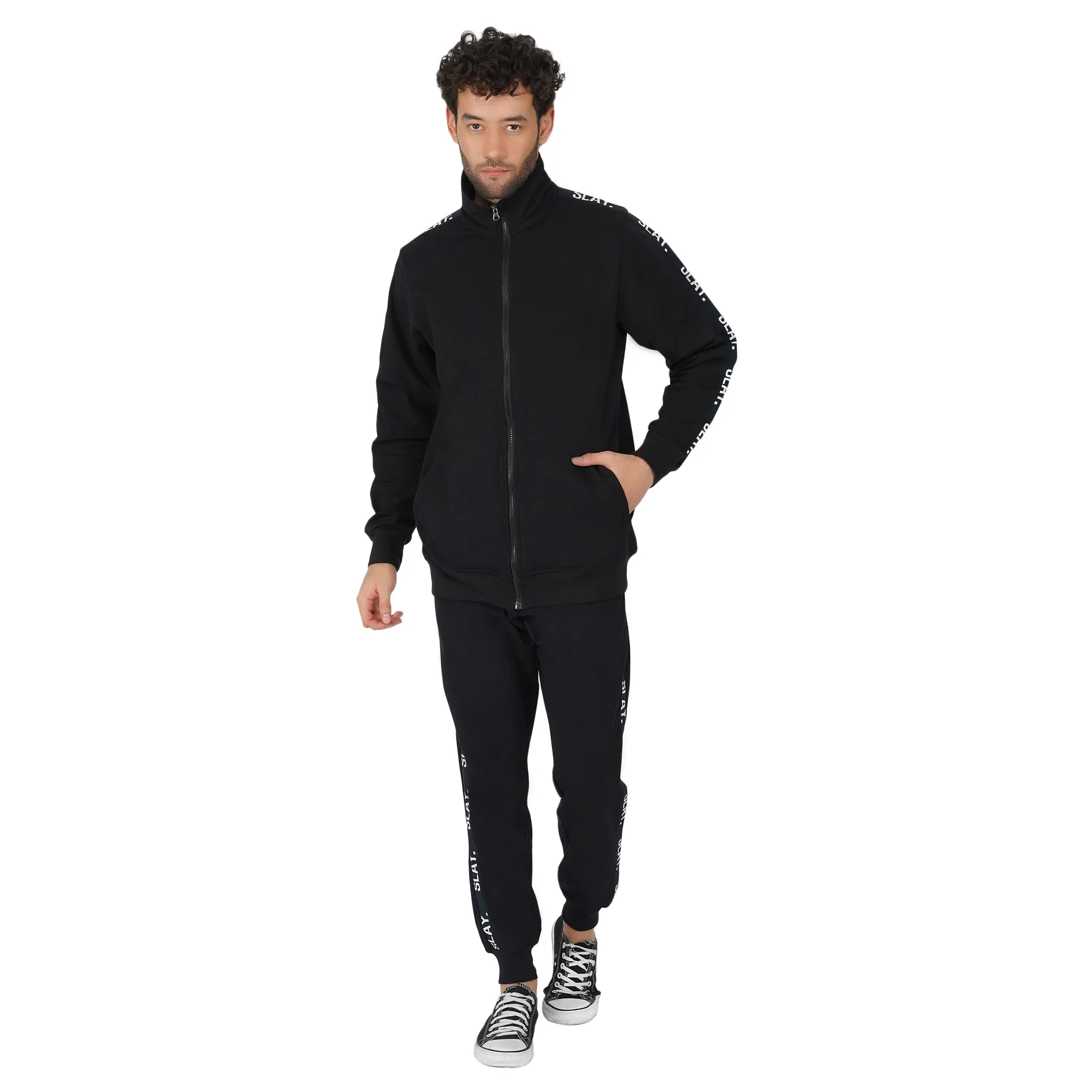 SLAY. Classic Men's Limited Edition Black Tracksuit