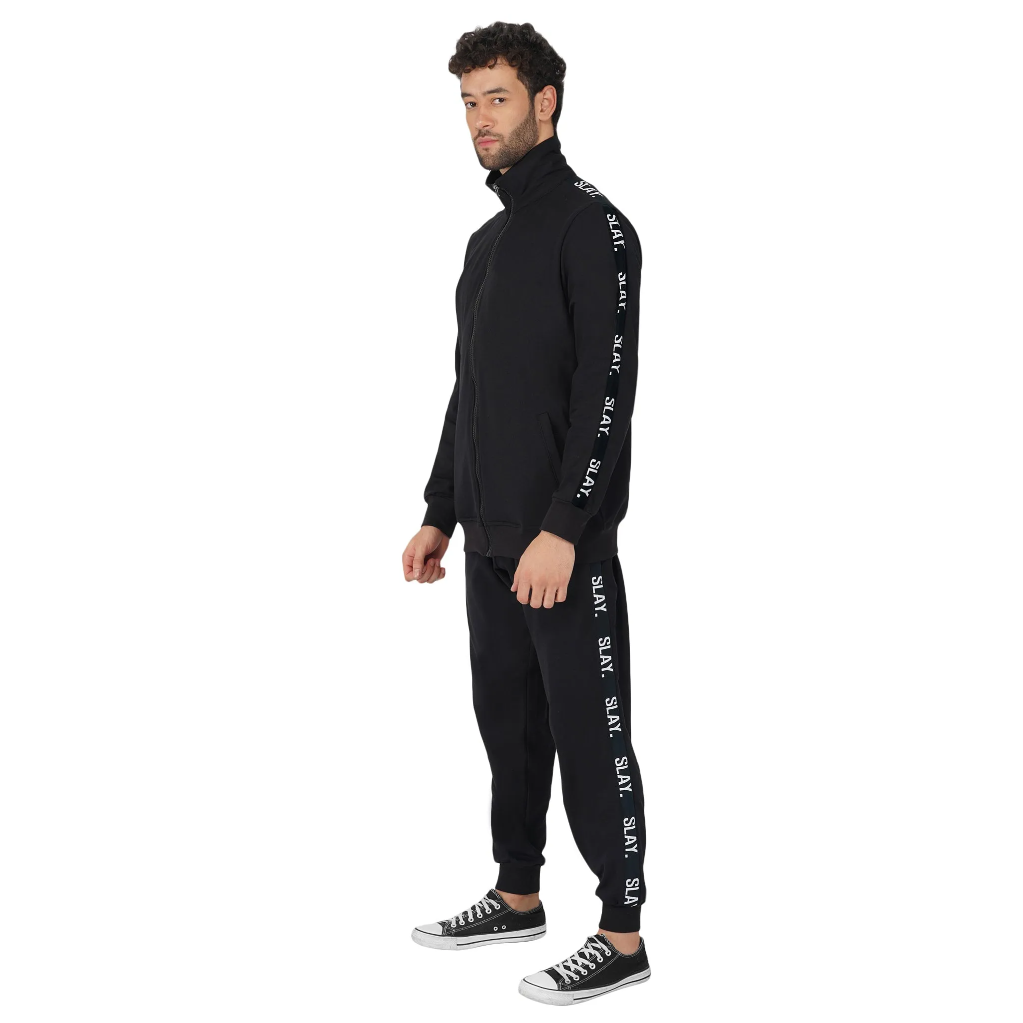 SLAY. Classic Men's Limited Edition Black Tracksuit