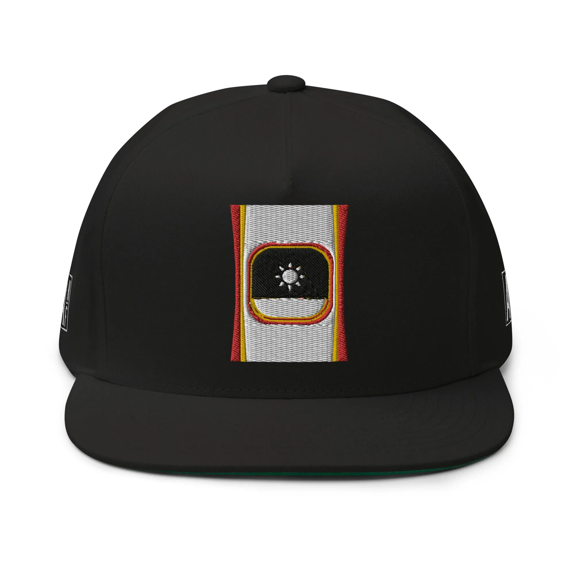 Snapback Cap Flat Billed High Profile Yupoong Ascension High Fashion White Sun