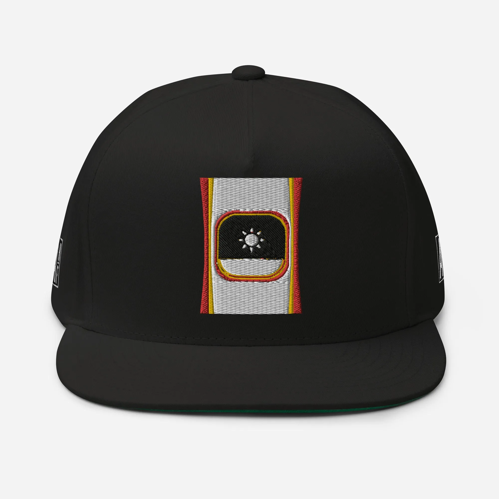 Snapback Cap Flat Billed High Profile Yupoong Ascension High Fashion White Sun