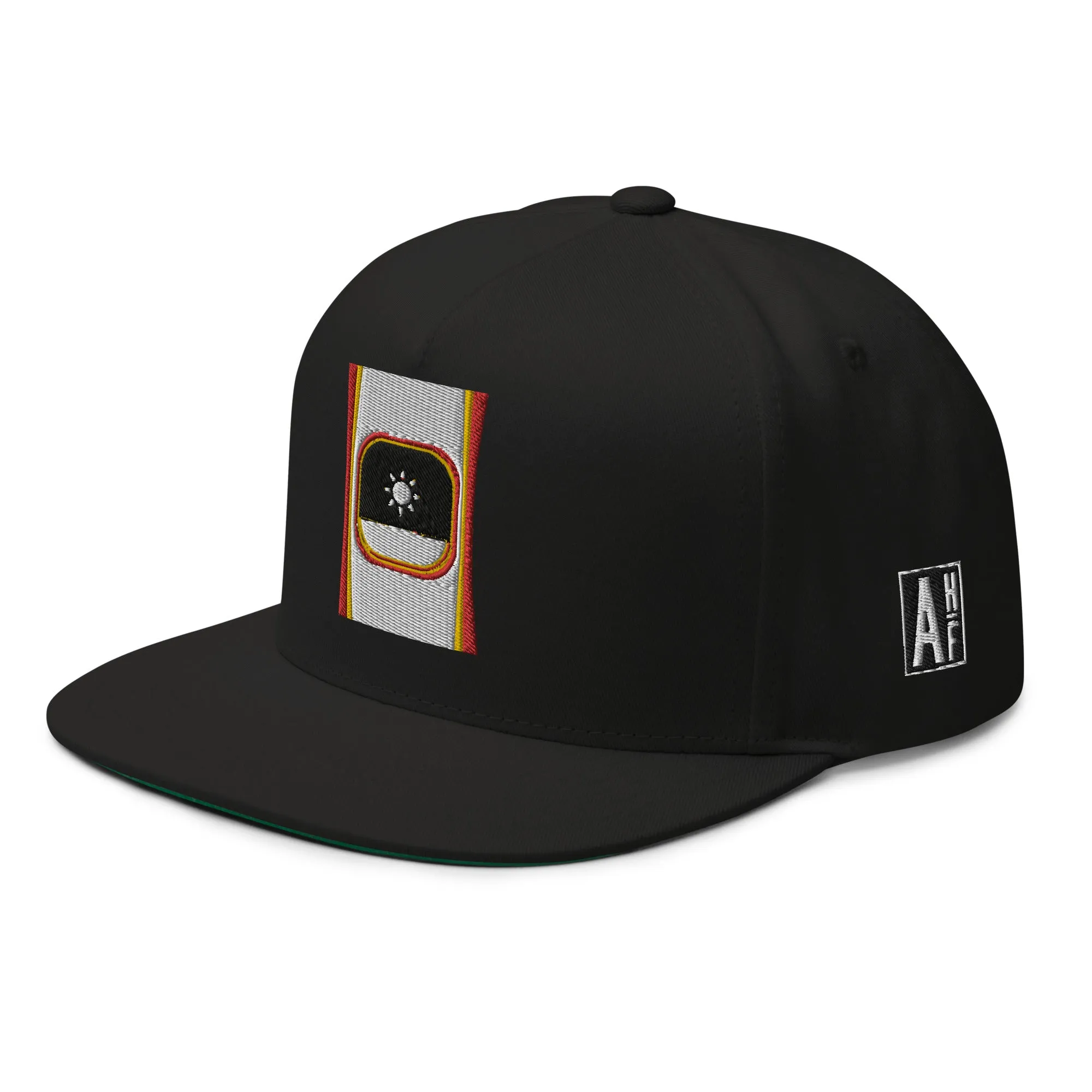 Snapback Cap Flat Billed High Profile Yupoong Ascension High Fashion White Sun