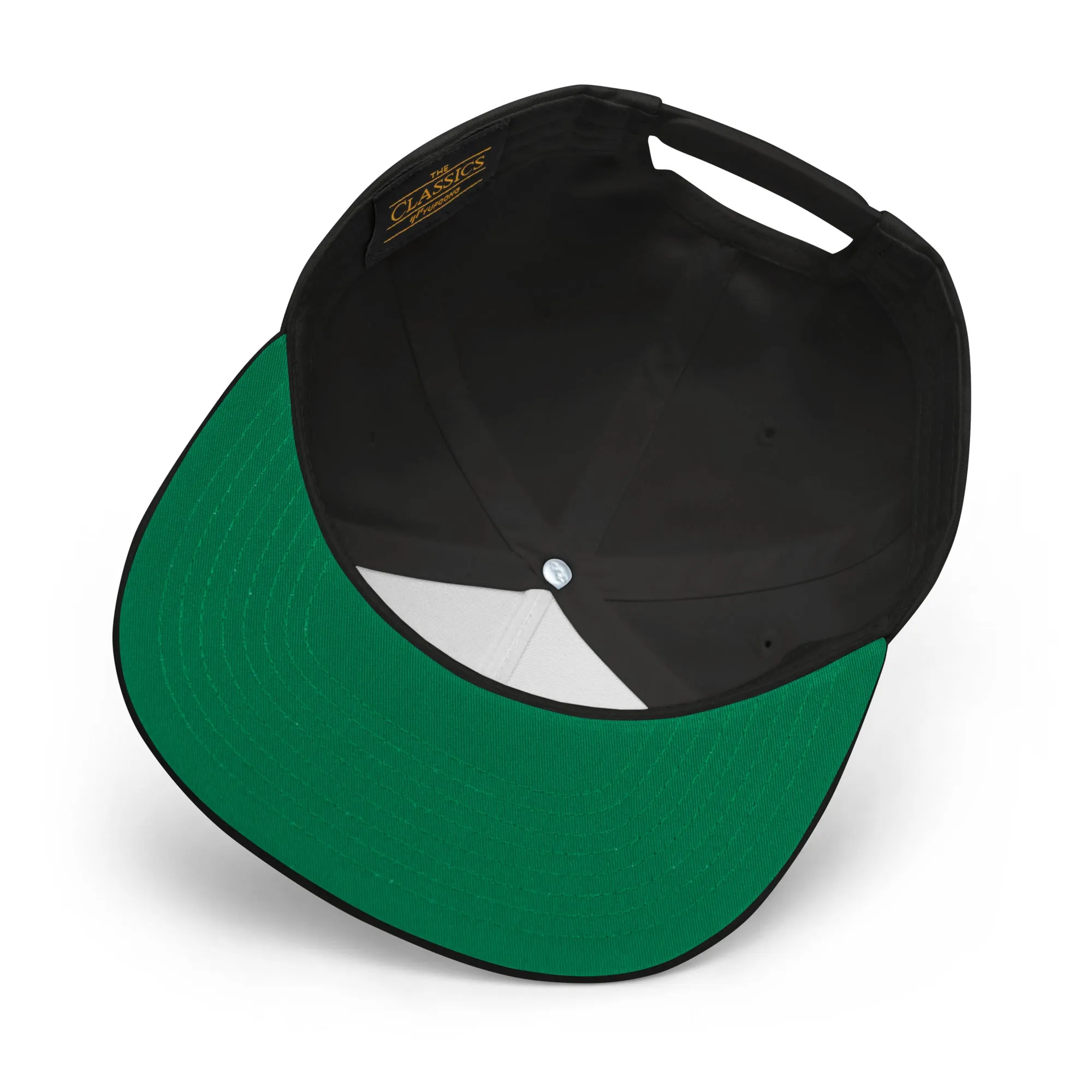 Snapback Cap Flat Billed High Profile Yupoong Ascension High Fashion White Sun