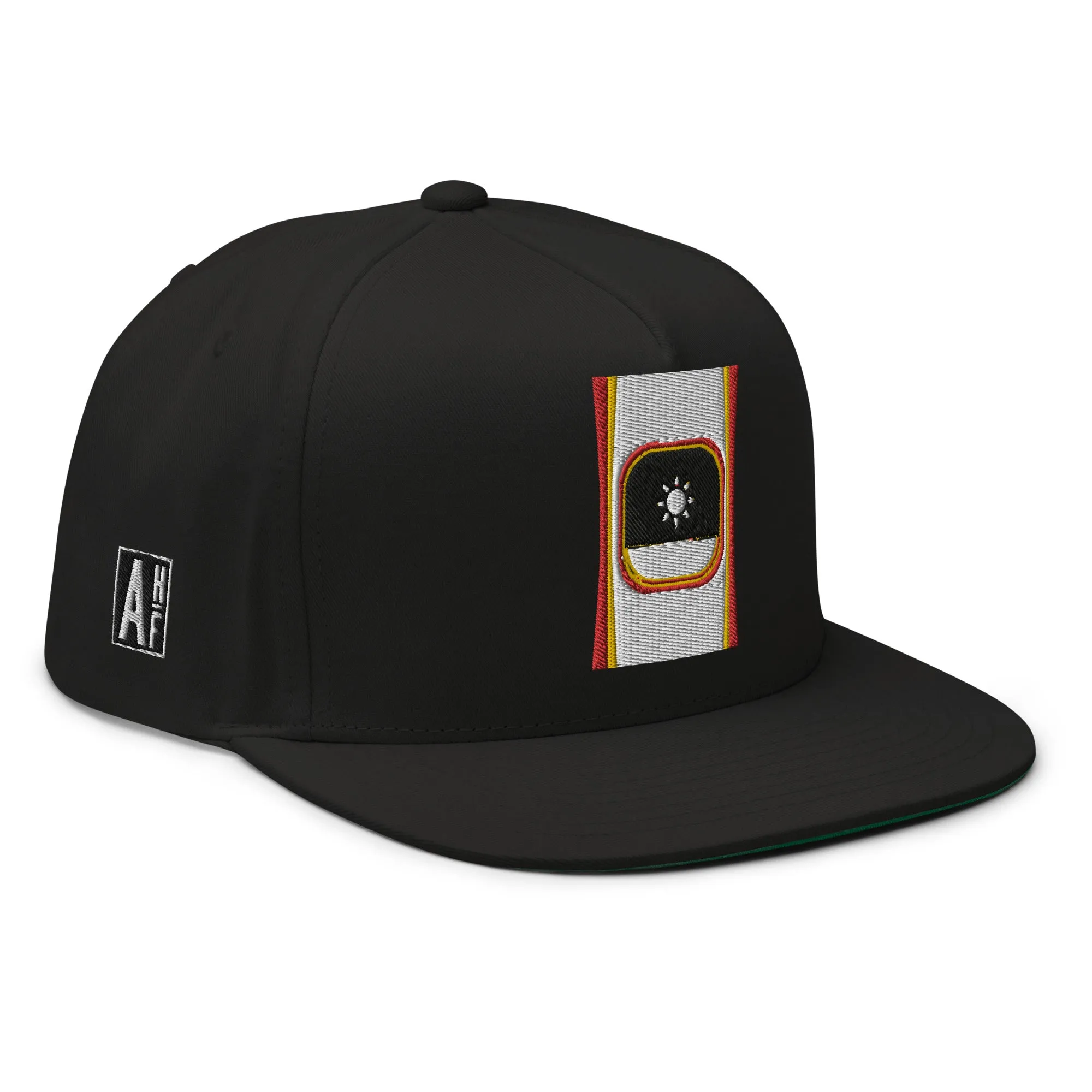 Snapback Cap Flat Billed High Profile Yupoong Ascension High Fashion White Sun